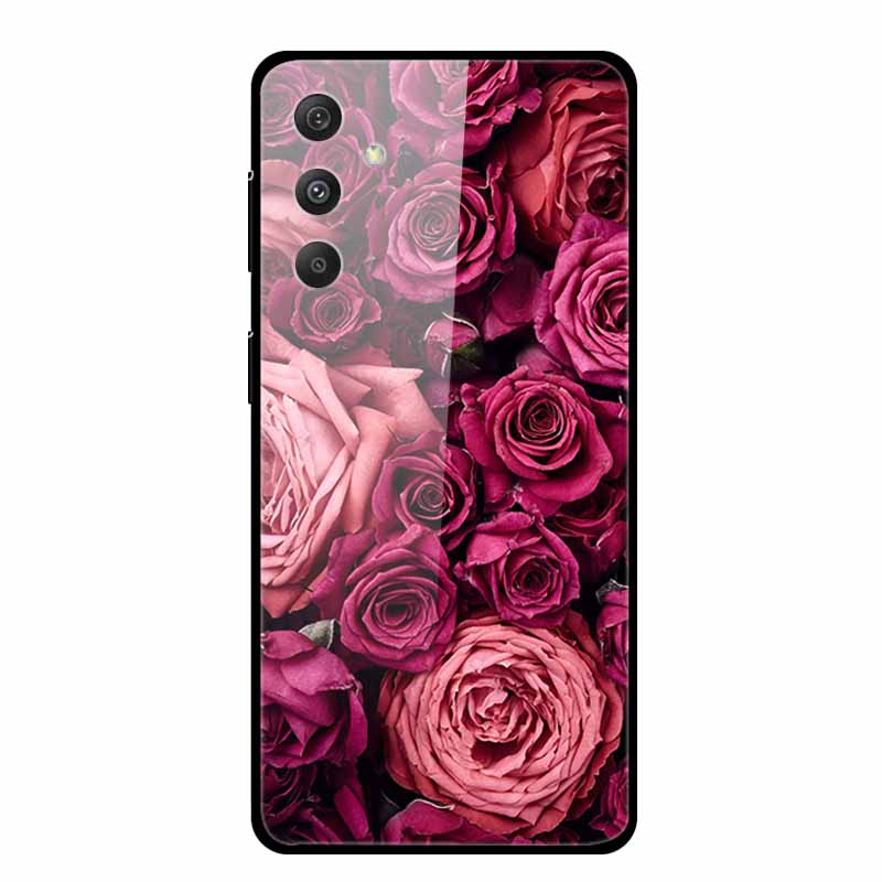 Tempered Glass Case For Samsung Galaxy S24 Plus Case Hard Glass Back Cover Soft Bumper For Samsung S24 Plus Phone Case S24Plus