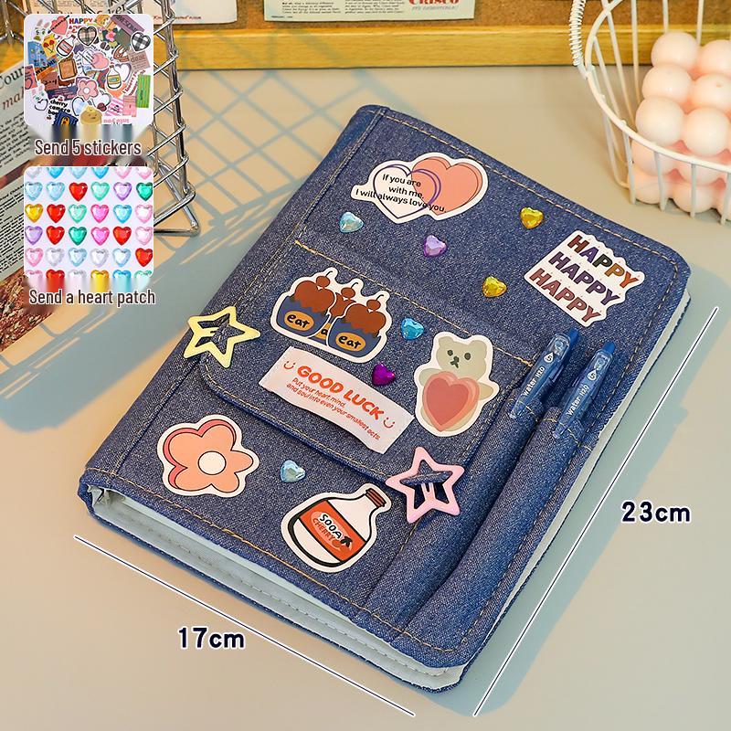 Denim A5 Loose-Leaf Student Planner and Diary