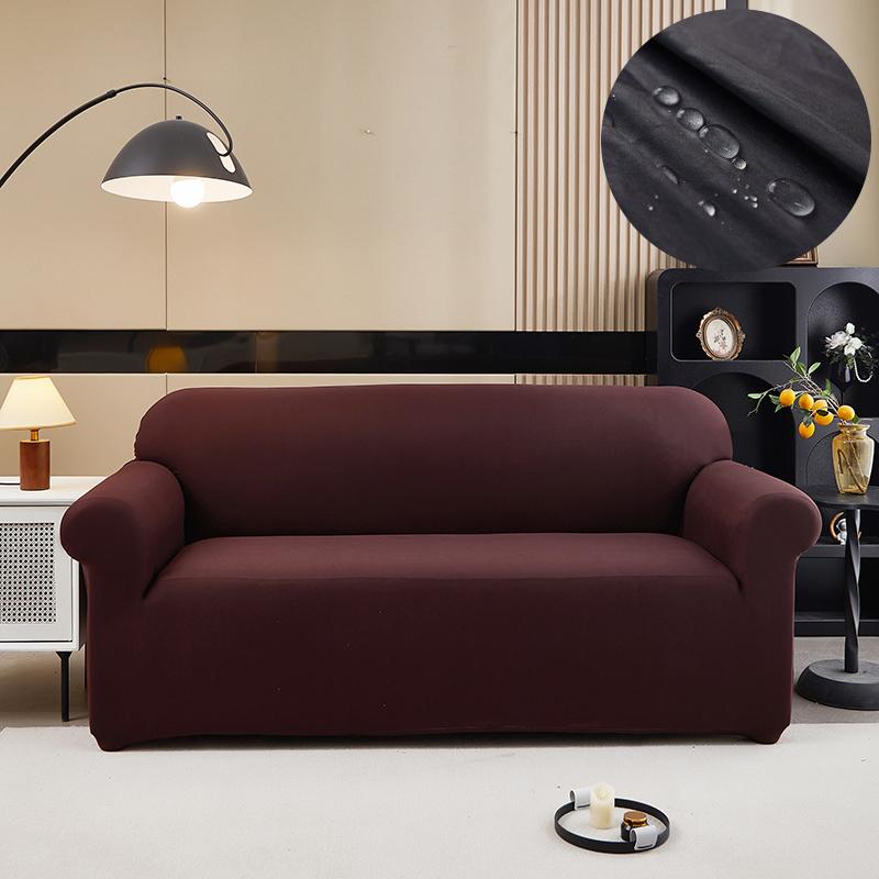 New Material Solid Color Liquid Proof Sofa Protectors,Form Fitting Form Fitting Sofa Protector Protect For Cats,Dogs,1/2/3/4Seat Sofa Protectors,L