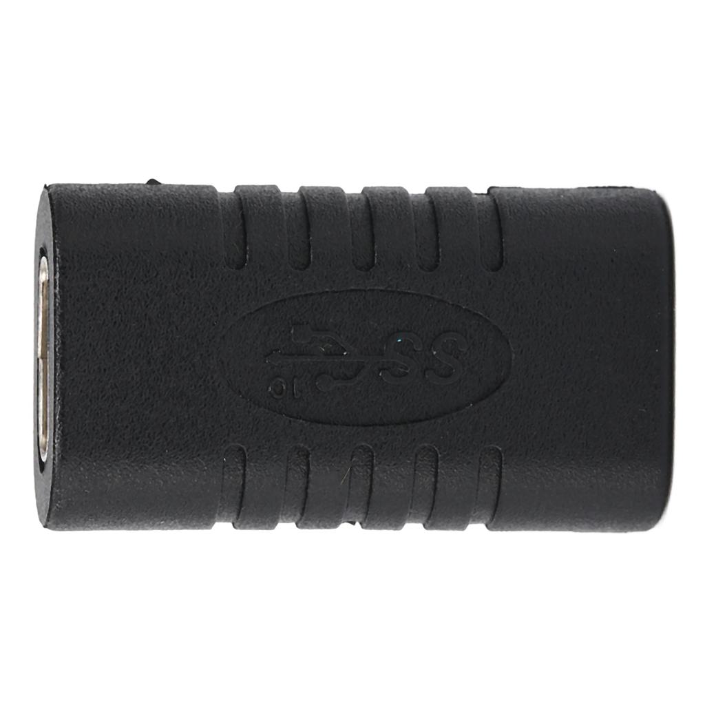 Type C Female to Type C Female Coupler Type C Extension Connector for MacBook Pro for Galaxy S8 for Nexus 6P 5X