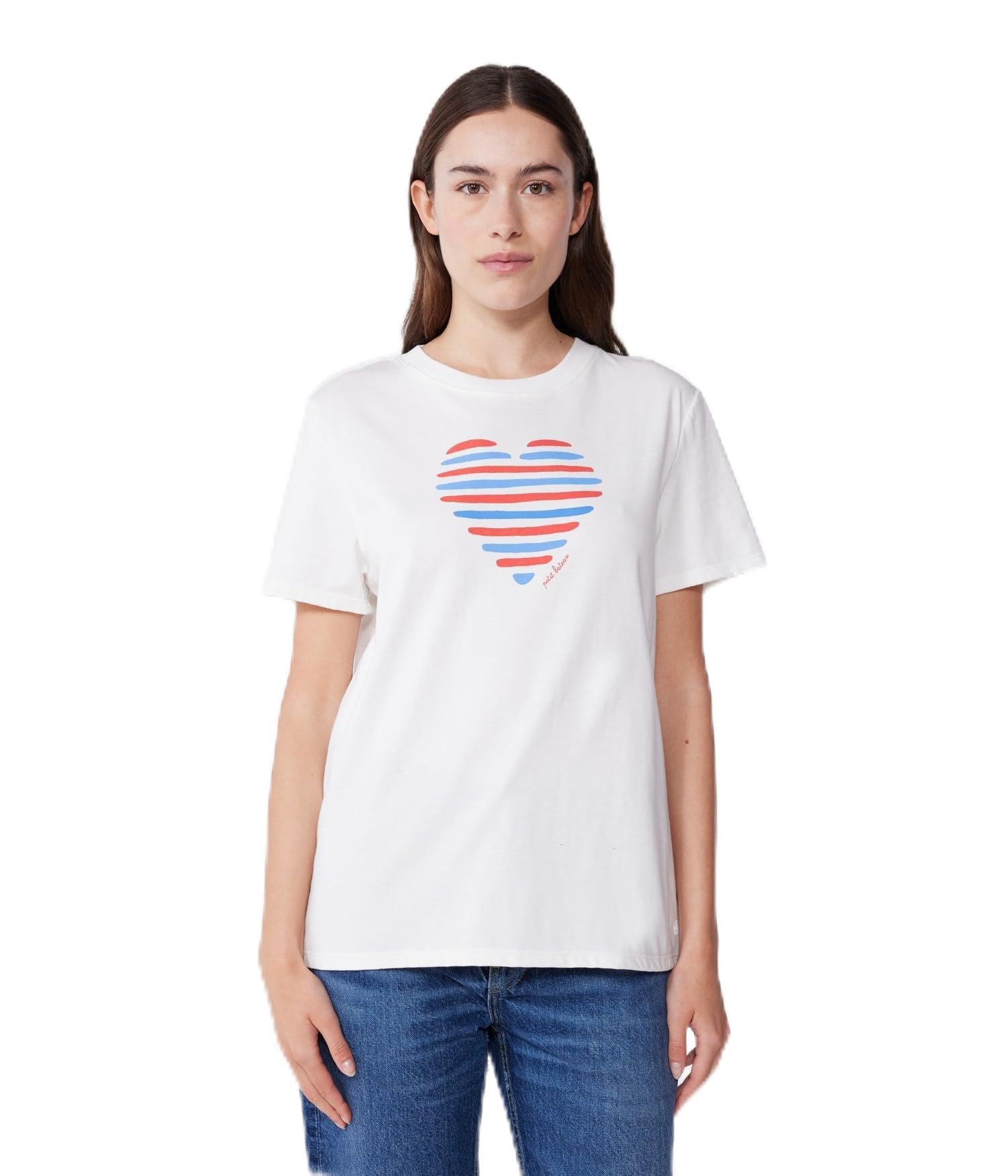 

Petit Bateau Short Sleeve A0CSK M T-Shirt Off-White