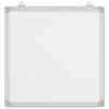 Tableau blanc magnétique 40x40x1,7 cm Aluminium