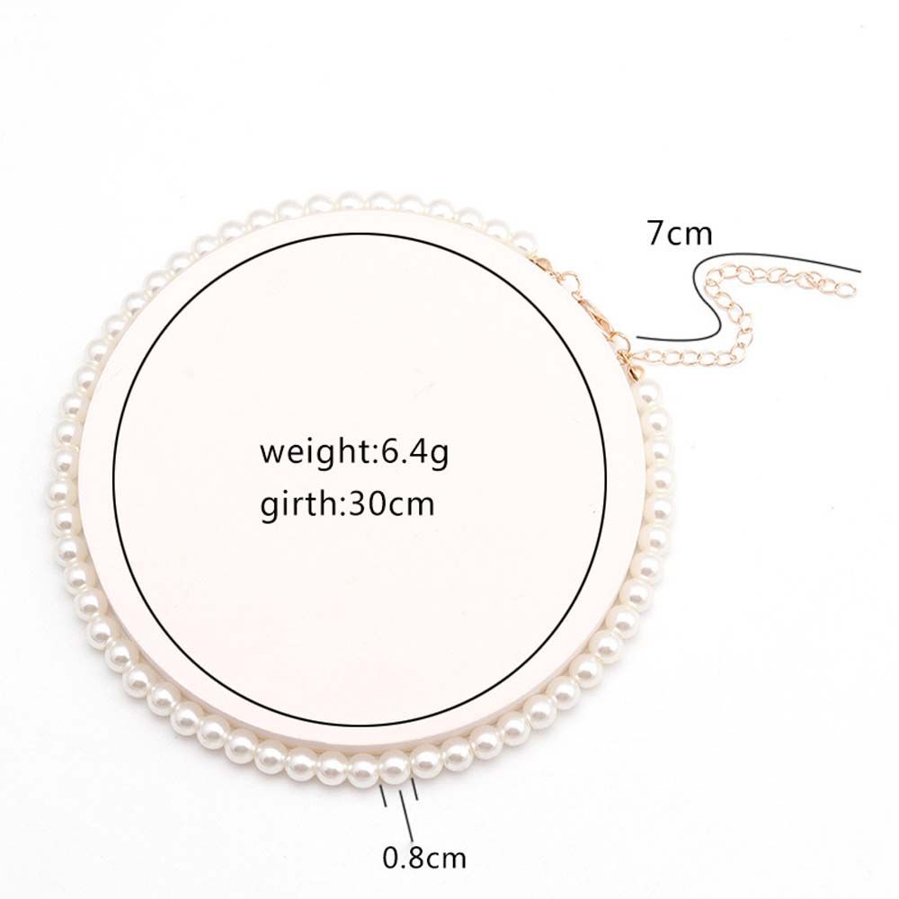 Collier ras du cou perlé Perle Bijoux de mode Chaînes clavicule Colliers ras du cou perle Colliers pour femmes Style coréen