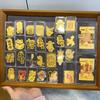 Gold-Plated Wealth & Prosperity Phone Sticker Set - Princess New Year & God of Wealth Designs
