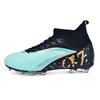 Mens Womens Low-Cut Football Cleats Grass Field Training Match Play Rubber Sole With Flexible Design