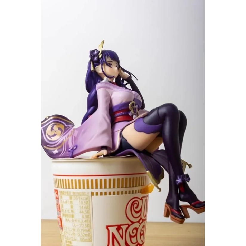 17cm Genshin Impact Raiden Shogun Figure Gk Girls Model Doll Collection Decorate