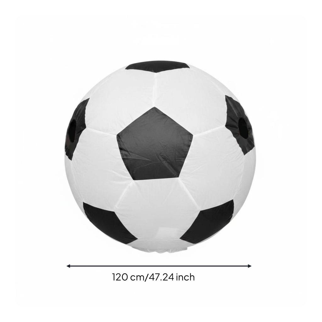Inflatable Soccer Ball Costume Lightweight Party Wear Long-Lasting