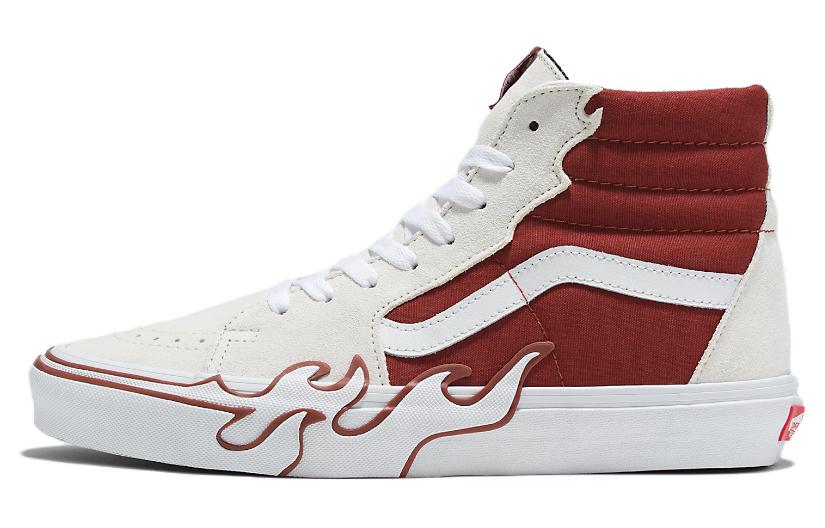 Sk8 Vans-Hi Flame - White Tawny Port VN0005UJZHG 43
