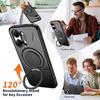 360° Rotating Magnetic Metal Bracket Phone Case For Xiaomi Poco X8 Pro Max Redmi Turbo 5Max TPU Plastic Armor Shockproof Cover