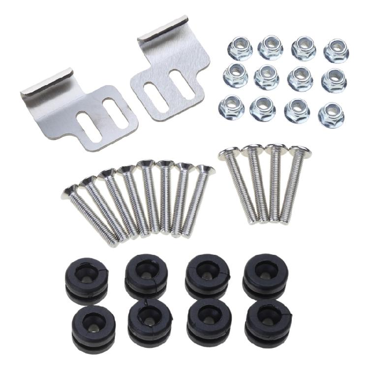 Motorbike Frame Mount Bracket Accessory Motorcycle Side Luggage Case Fasteners