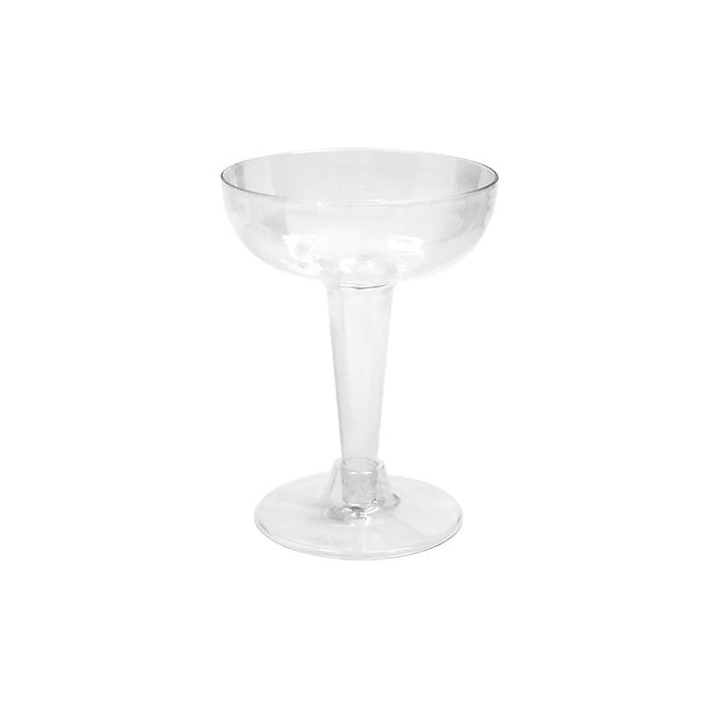 Disposable 130ml Square Plastic Pudding Cups For Dessert Shop Party Transparent Dessert Bowls For Ice Cream Jelly Mousse Cake Takeaway Containers