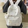 Schoolbag Printed Backpack Female Students Large Capacity High Value Niche School Bag Junior High School Student High School Student Leisure Going 