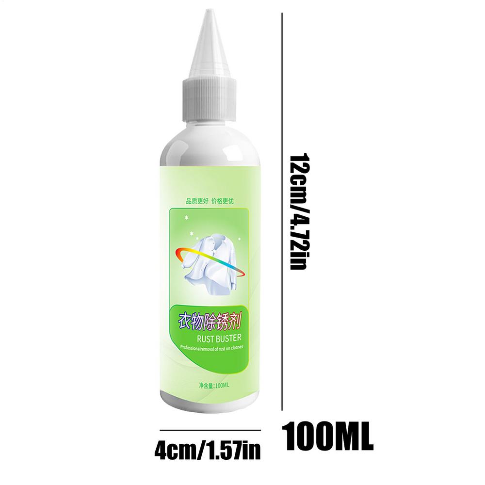 100ml Fabric Rust Stain Remover Safe Portable Fabric Rust Cleaner Fabric Rust Remover Garment Stubborn Stain Cleaner Cleansing Other