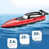 1 Set Remote Control Boat High-Speed RC Boat Waterproof Dual-Motor Design Speedboat