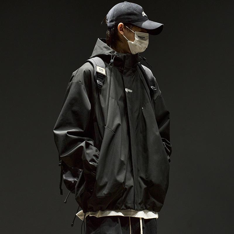 Men's Trendy Windbreaker Jacket - Spring & Autumn, Boys' Cotton Coat, Mountaineering Style