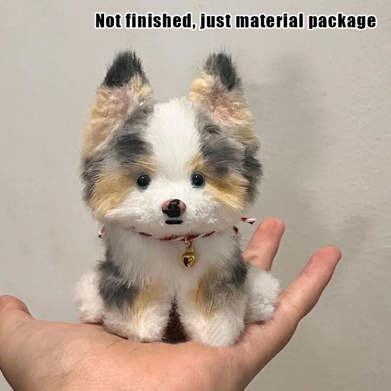 2025 HUA HUA Creative DIY Twisted Stick Puppy Handmade Complete Set Of Materials Packaging Thickened Plush Doll Toy Gift