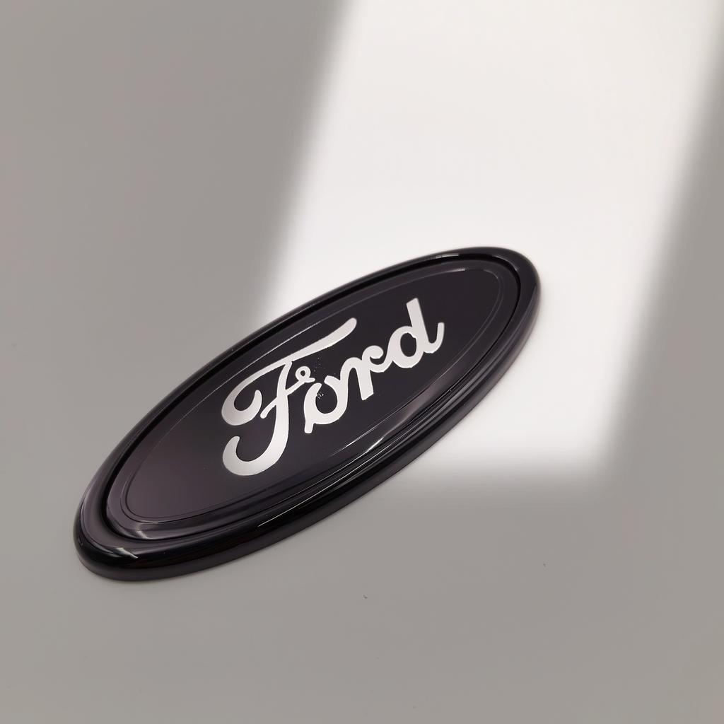 AAANW1 Fiat forFord 115X45mm Car Front Hood Grille Emblem Bonnet Rear Trunk Badge Car Front Hood Emblem Bonnet Badge Rear Trunk Badge