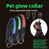 Collare a LED per Cani con Ricarica USB in Materiale di Nylon per la Sicurezza Notturna