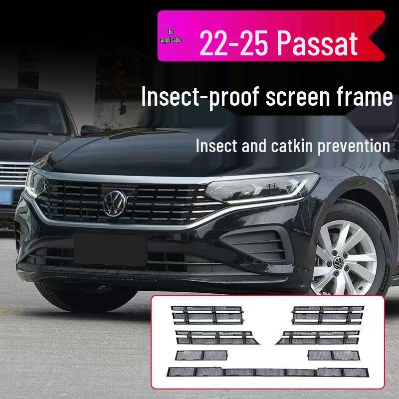 23-25 Volkswagen Passat Front Middle Grille Insect Net Buckle – Anti-Willow Catkins and Modified Radiator Protection