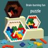 Colorful Wooden Honeycomb Puzzle for Kids - Early Education Toy for Boys & Girls