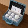 Light Luxury Dehua White Porcelain Gongfu Tea Set Gift Box