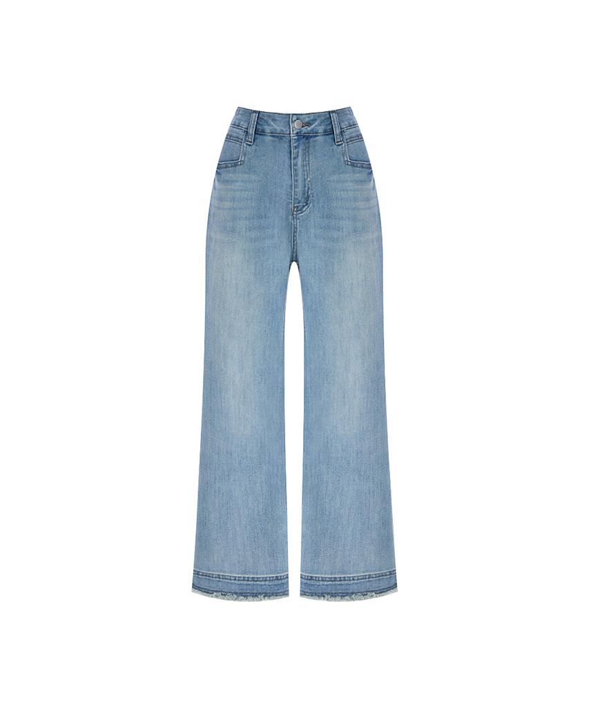 PAIGEFLYNN Low-Point Straight Denim Pants_P6Bpt015C