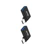 Συσκευασία 2 προσαρμογέων USB C σε USB 3.0 με βύσμα δεξιάς γωνίας 90 μοιρών τύπου C για smartphones, φορητούς υπολογιστές και άλλες συσκευές
