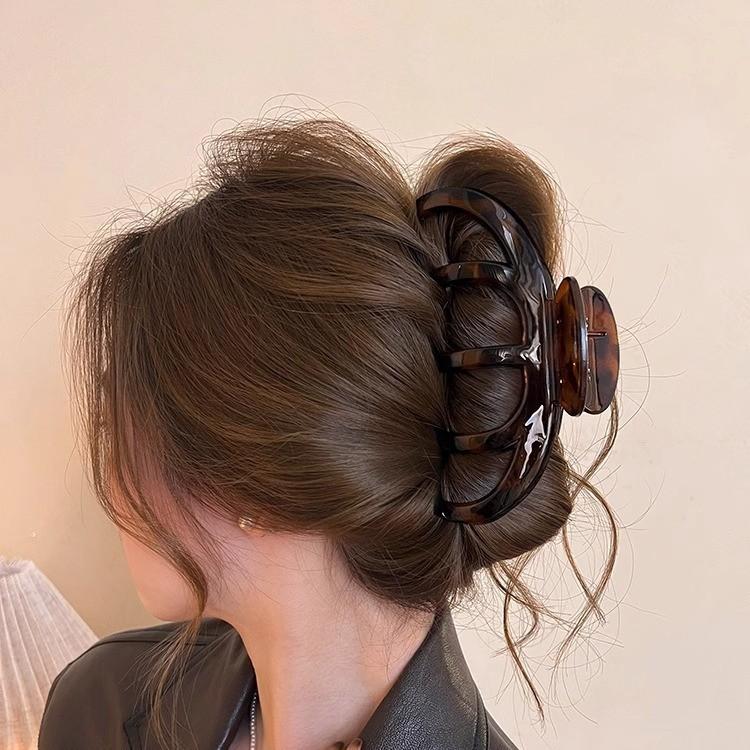 Leopardenmuster Haarspange Große Kapazität Haarklammer Für Damen Modeaccessoires