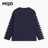 MQD Boy's Academy Style Cartoon Stripe Long-Sleeve T-shirt