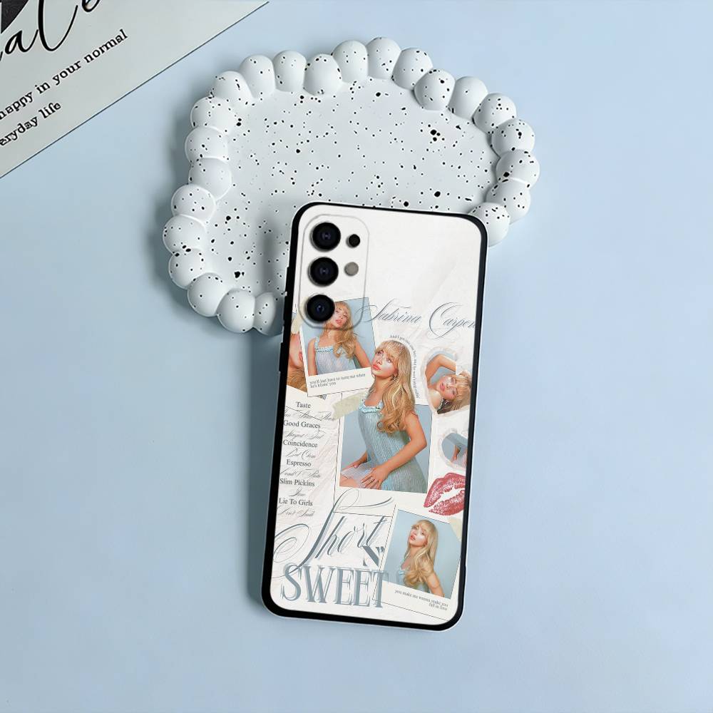 Pop singer-S-Sabrina -C-Carpenter Phone Case For Samsung S25,S24,S21,S22,S23,S30,Ultra,S20,Plus,Fe,Lite,Black Soft Silicone