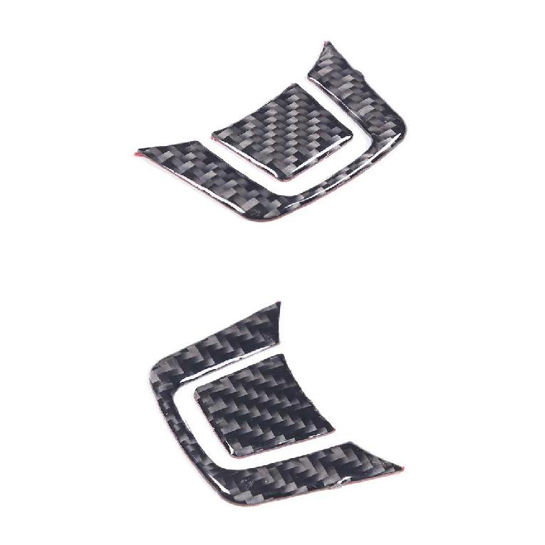 For Jaguar F-TYPE 2013-2022 Soft Carbon Fiber Car Steering Wheel Decorative Sticker Car Interior Accessories