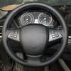 Hand-stitched Steering Wheel Cover Black Leather Car Steering Wheel Cover for BMW E70 X5 2008-2014 X6 E71 2008-2015