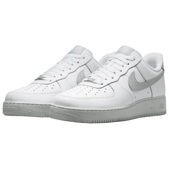 Nike Air Force 1 07 Pohodlné padnoucí podpůrné tenisky Pánské tenisky Bílá Šedá FJ4146-128