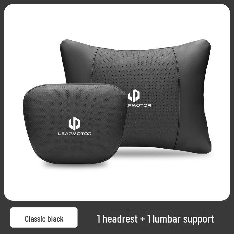 Suporte Lombar para Bancos de Carro Leapmotor T03/C11/C01/C16/C10 - Conforto de Alta Qualidade e Proteção da Cintura Encosto de Cabeça