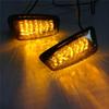 Motor Head Cowl Paste Aero LED Turn Signals Set of 2 Bike Universal (Smoke)