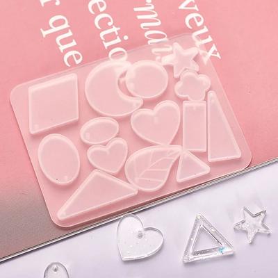 1 Pcs DIY Handmade Silicone Earrings Mold Necklace Earring Pendant Resin Molds Drop Dangle Earring Mold Jewelry Making Tools