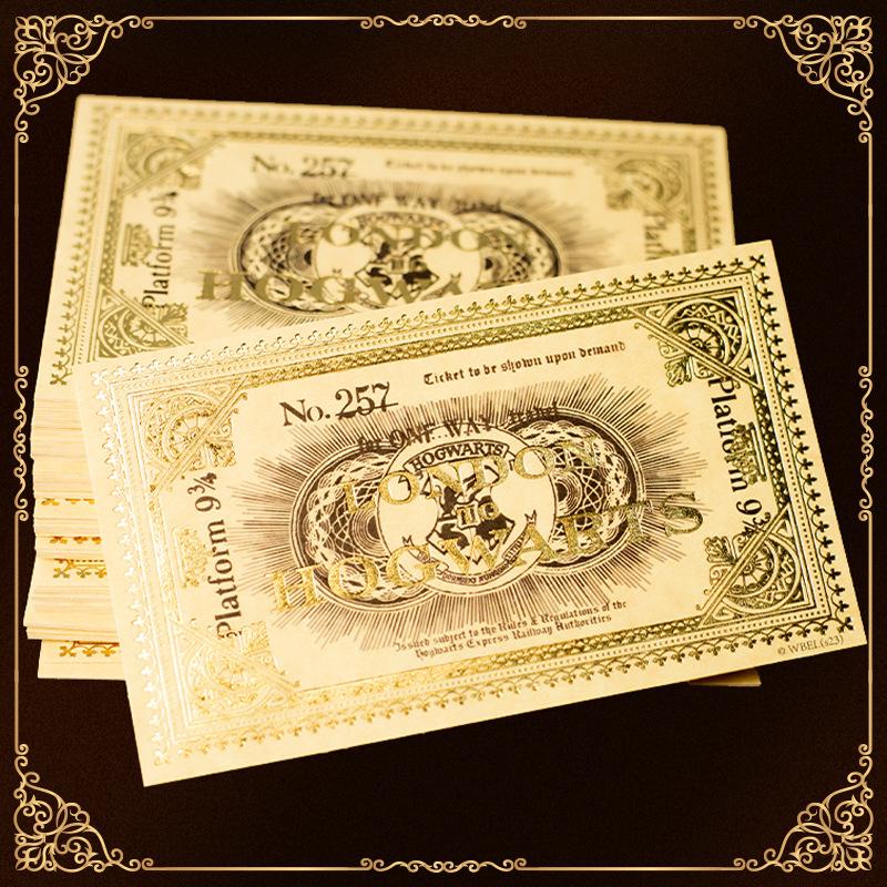 1/5/10pcs Anime Magic Boy Peripheral Materials Cartoon Station Hot Stamping Tickets Cos Props Fan Collection Birthday Gift
