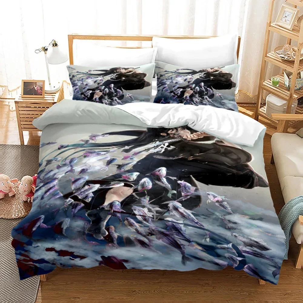 Demon Slayer Anime Sängkläder Set 3d Påslakanset Örngott Sängkläder Hemtextil Tecknad Serie Twin Queen King Size Barn Gåva