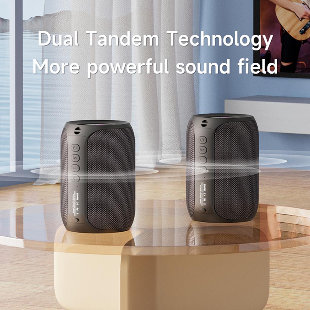 ZEALOT S32Pro Portable Wireless Speaker with BT 5.2 Technology IPX5 Waterproof Speakers HiFi Sound MIC AUX TF Card USB Outdoor Wireless Speaker Long