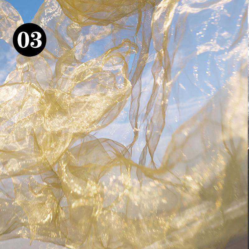 50X95Cm Flexible Shapeable Wire Mesh Fabric for Wedding Decoration Art Material Metal Cloud Hard Fabrics Background Diy Sewing