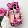 Soft Liquid Silicone Back Cover For Xiaomi Redmi Note 14 Pro Plus Phone Case Marble Gothic Style Bumper For Redmi Note 14 4G 5G