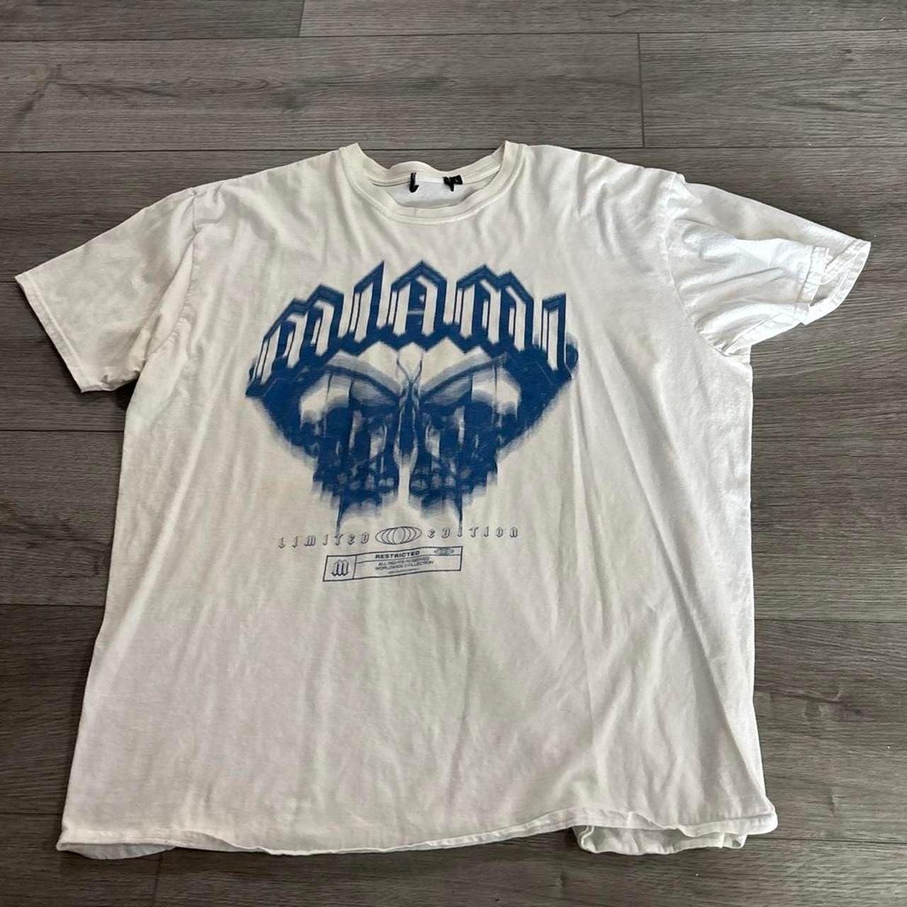 Restricted World Miami Butterfly Cityscape Graphic T-Shirt Unisex T-Shirt XXXL