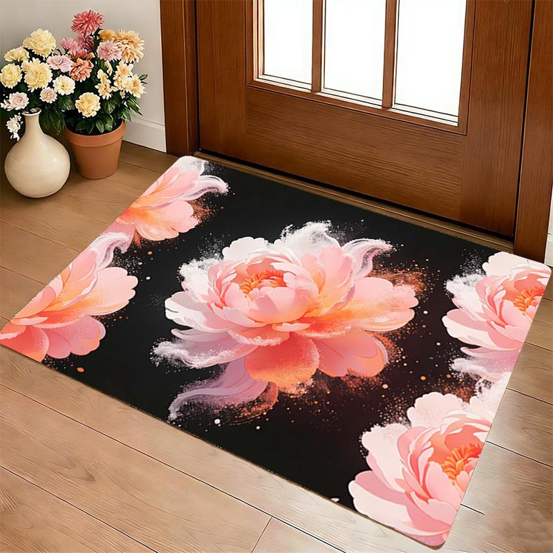Floral Fantasy Living Room Nonslip Area Rug Soft Carpet For Bedroom Game Playroom Sofa Office Home Decor Doormat Christmas Gift C929286