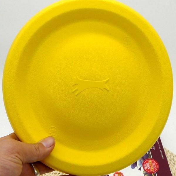 Ding Dong Pet Großer Hundefrisbee Diskus 21cm, gelb, 1 Stück