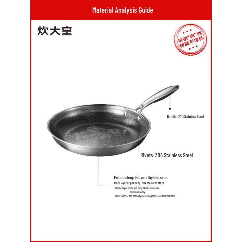COOKER KING 28cm Star Non-stick Frying Pan