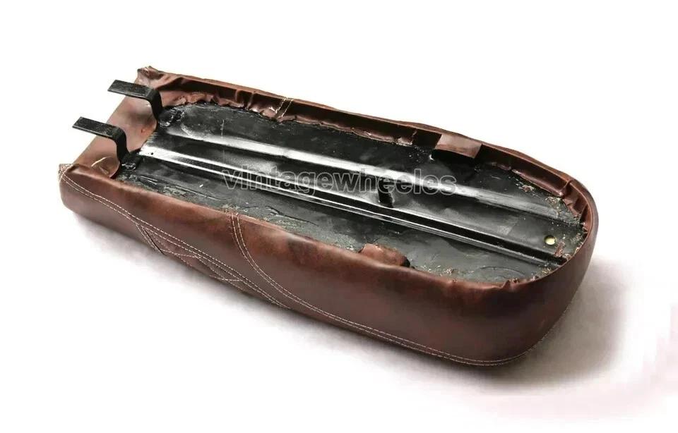 Fits For Faux Leather Tan Dual Seat Royal Enfield Interceptor 650cc