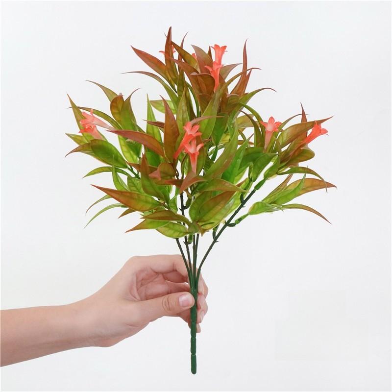 Plastic Fake Floral With Eucalyptus And Chrysanthemum For Party Decorations