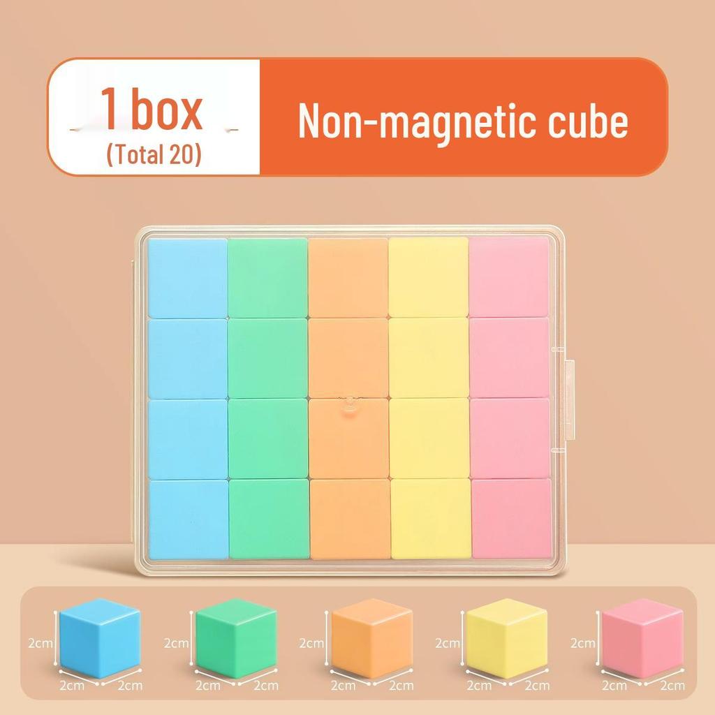 3D Magnetic Cube Geometry Teaching Blocks for Children