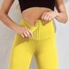 Leggings de Yoga Térmicos de Cintura Alta para Mujer con Moldeador de Cintura de Doble Botonadura y Elevación de Glúteos