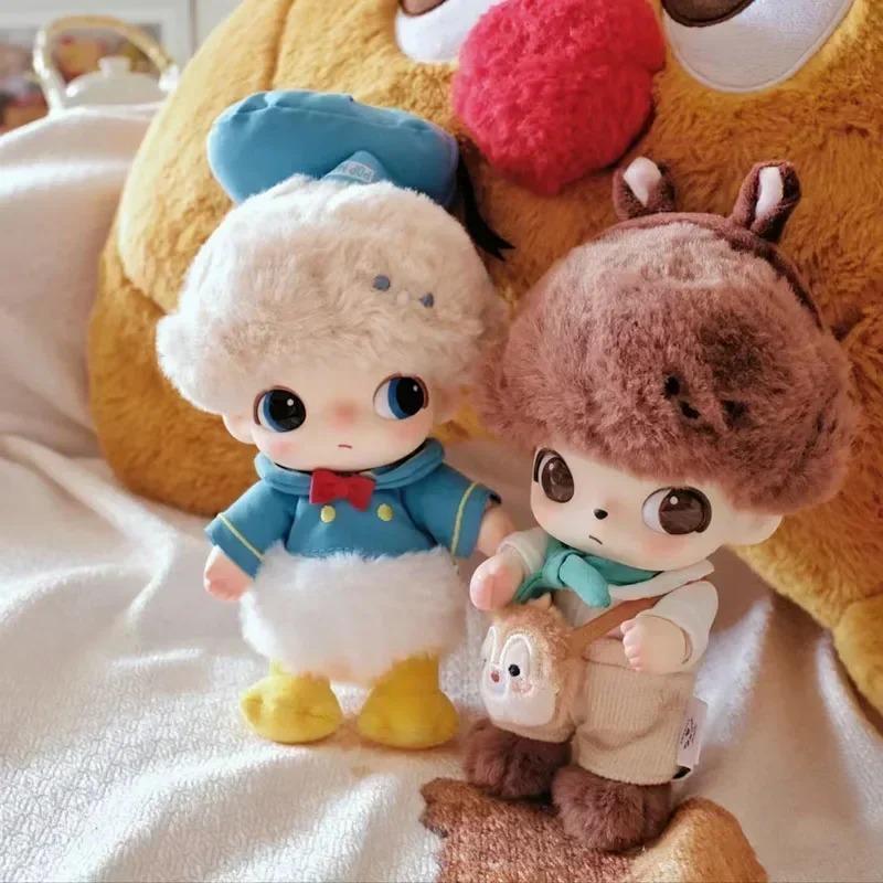 DIMOO WORLD X Series Original Blind Box Surprise Mystery Box Vinly Plush Keychain , Cute Anime Action Figure Ornaments Figurines Dolls